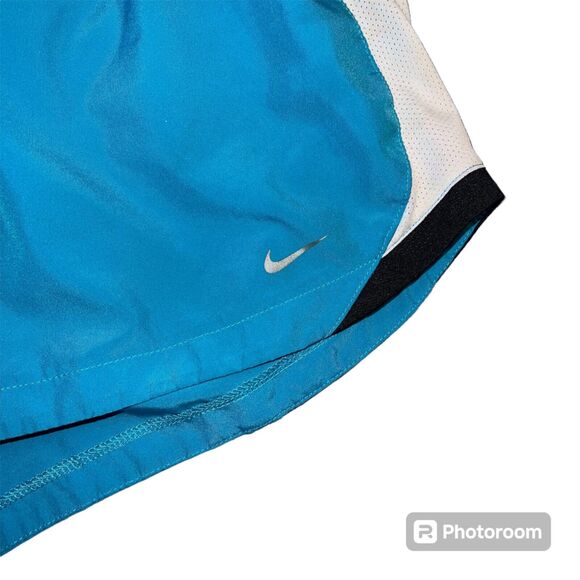 Nike Womens Athletic Running Shorts Blue Summer Workout Casual Lined Large 16 18 - Picture 2 of 9